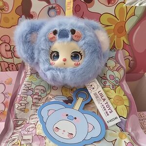 LILIA TOYS Blue Plush Keychain (Blueberry Koala)